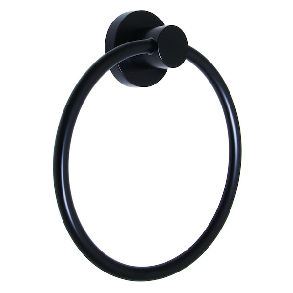 Speakman SA-2703-MB Vector Hand Towel Ring in Matte Black SA-2703-MB - main